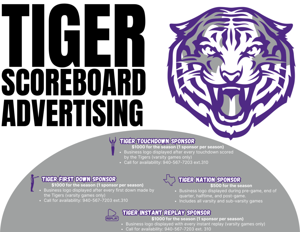 Advertise your business to Tiger Nation