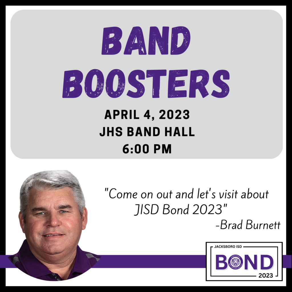 Band Boosters Reminder